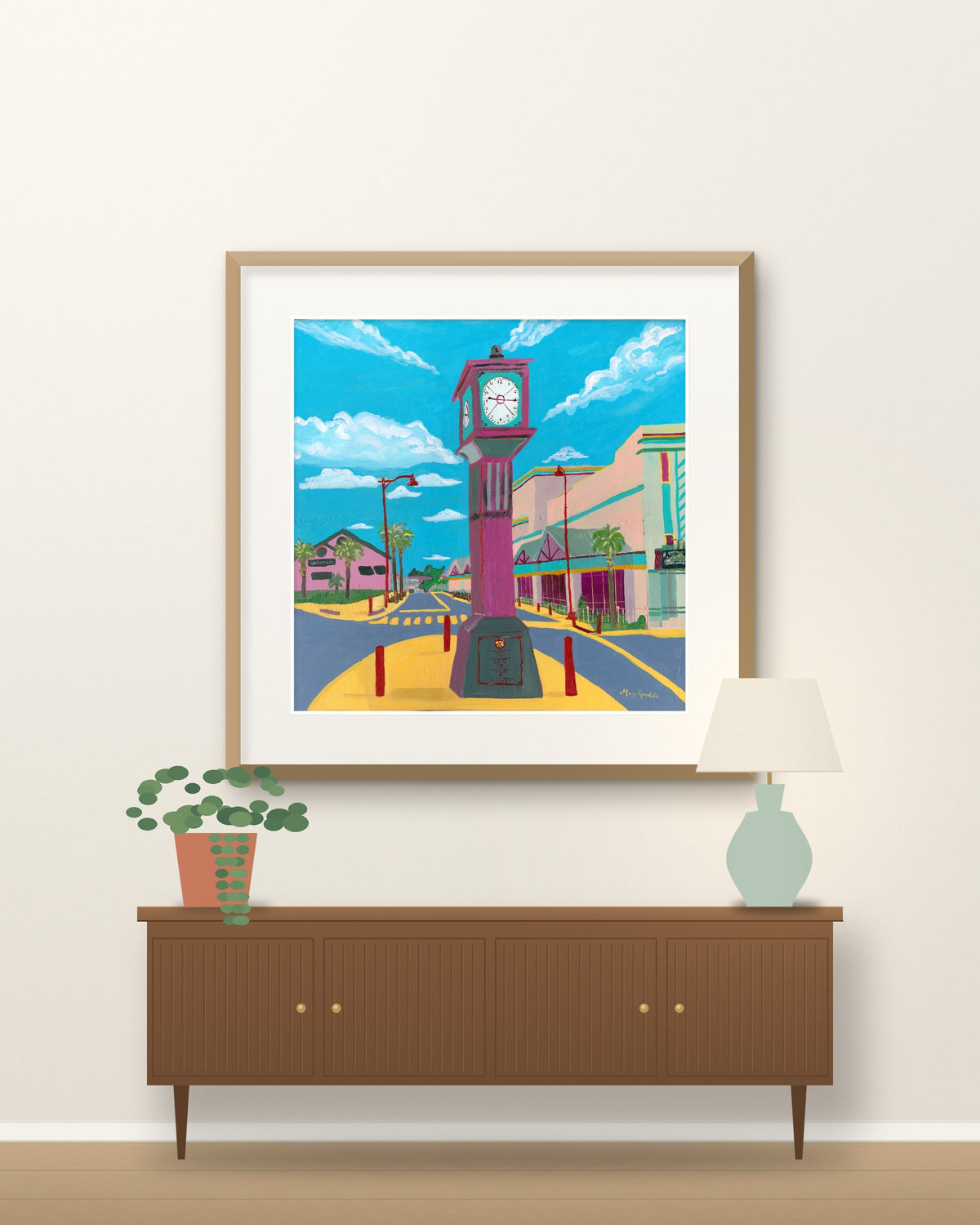 Old Clock Print