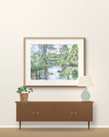 Natural Lake Caroline Print
