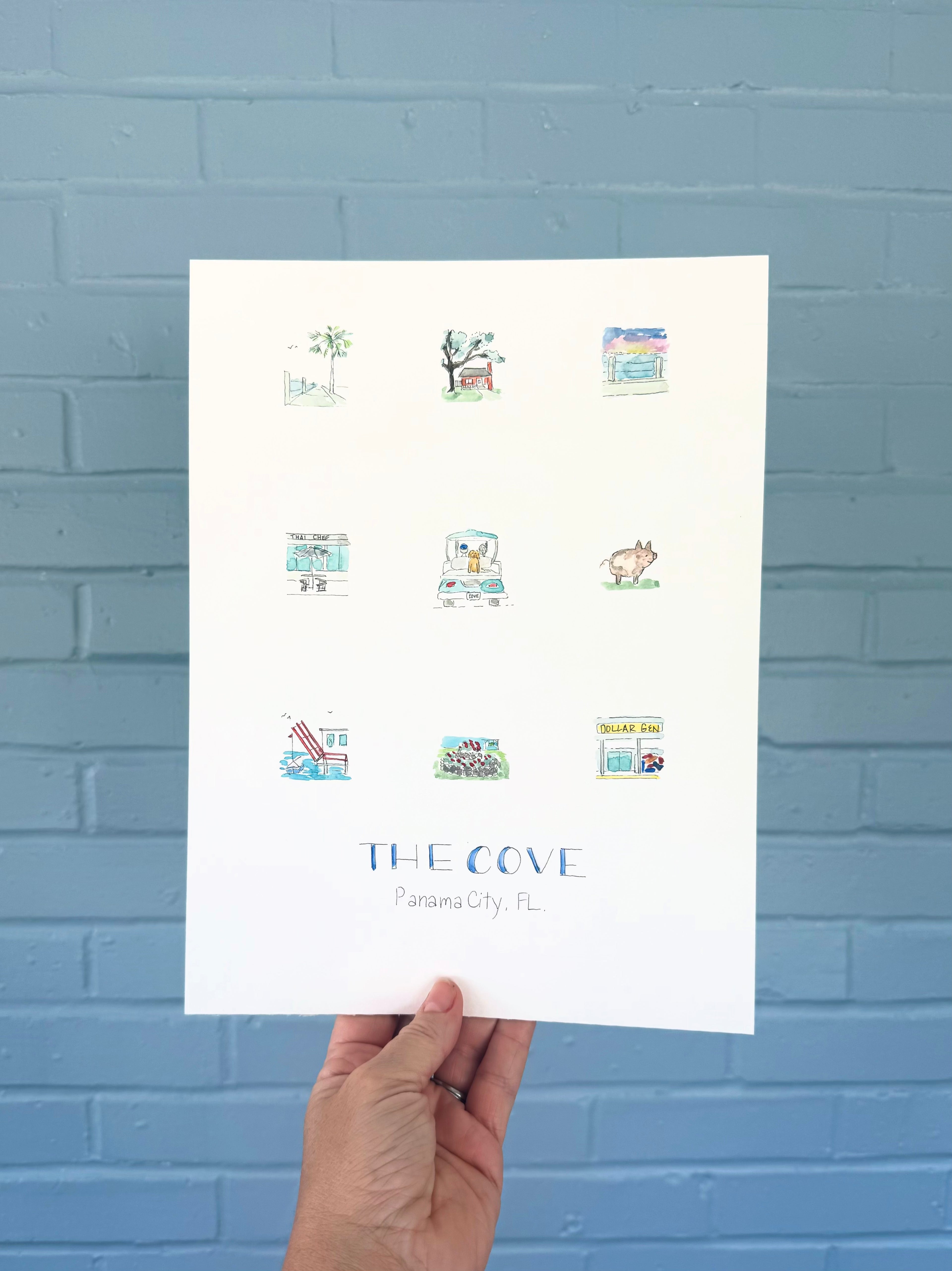 The Cove Personality Print